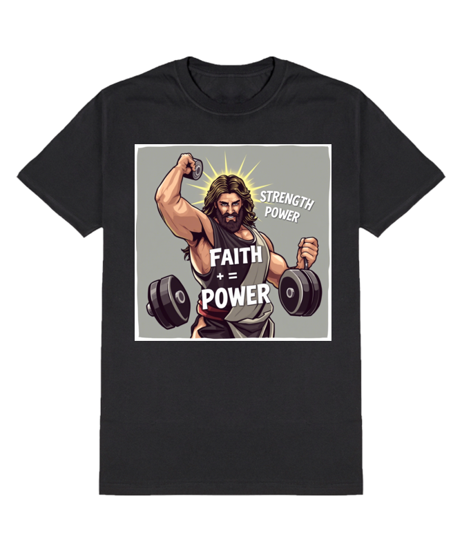 JESUS GAINS: Standard Crew T-Shirt